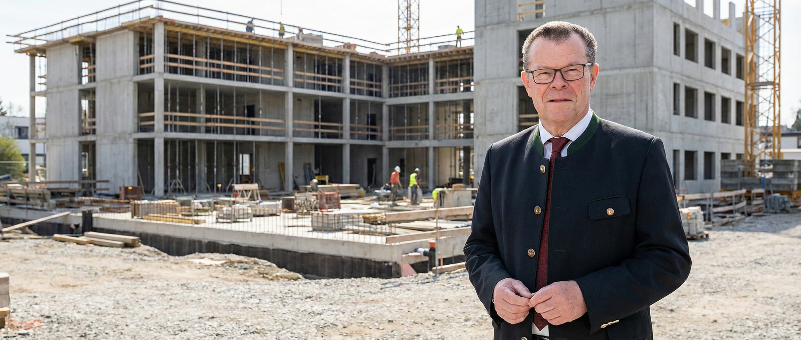 Baustelle und Bauarbeiten